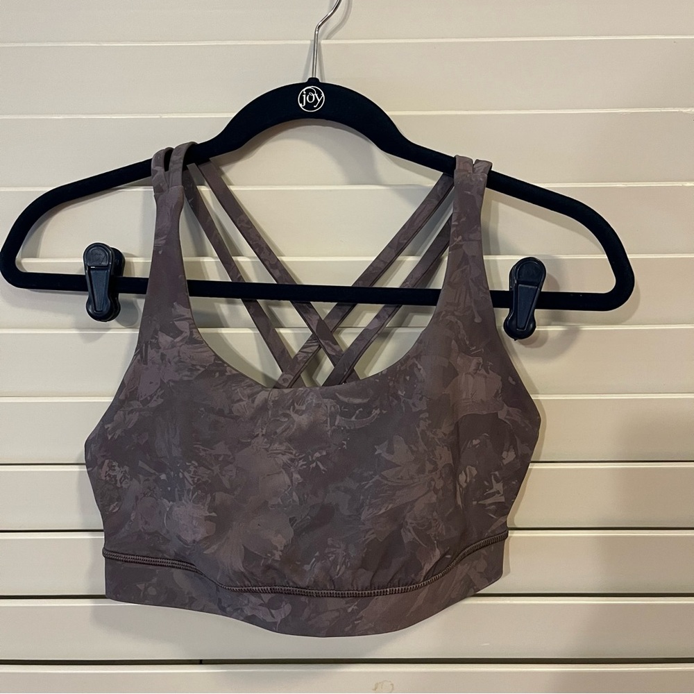 Lululemon Energy Bra Purple 8